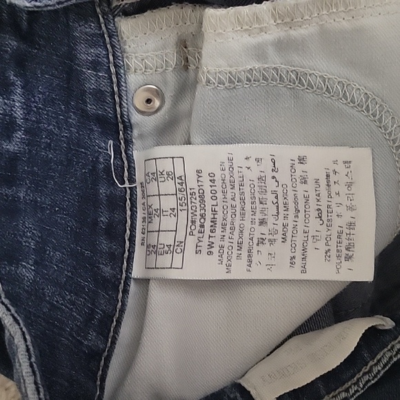 Guess denim jeans size 24 - Picture 4 of 6